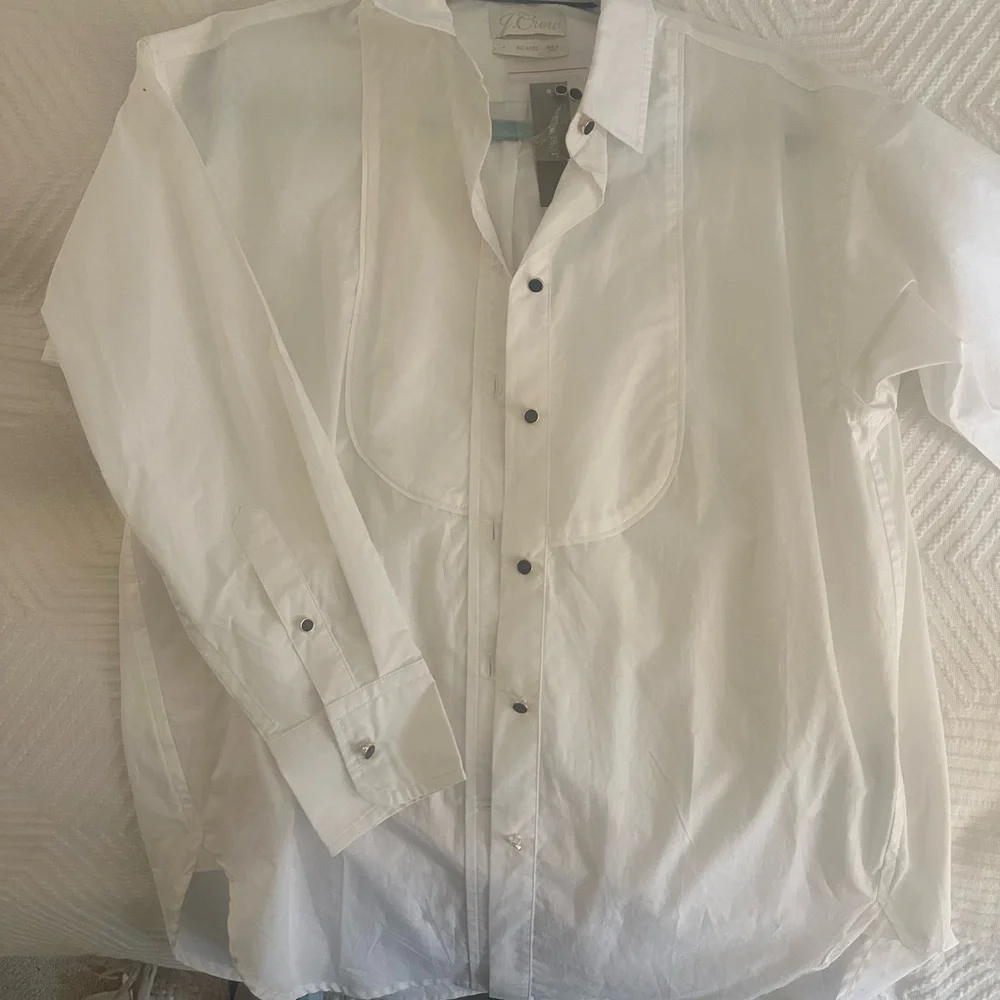J. Crew White Button-Down Shirt - Picture 3 of 3